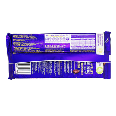 Cadbury Black Forest - 180g (Aus) Nutrition Facts Ingredients