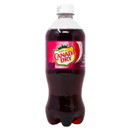 Canada Dry Black Cherry Ginger Ale - 591mL - Soda Pop