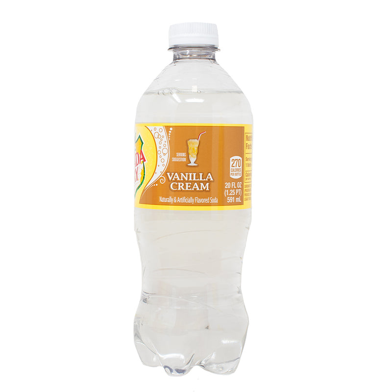Canada Dry Vanilla Cream Ginger Ale - 591mL-Canada Dry-Canada dry ginger ale-Ginger Ale-vanilla cream soda