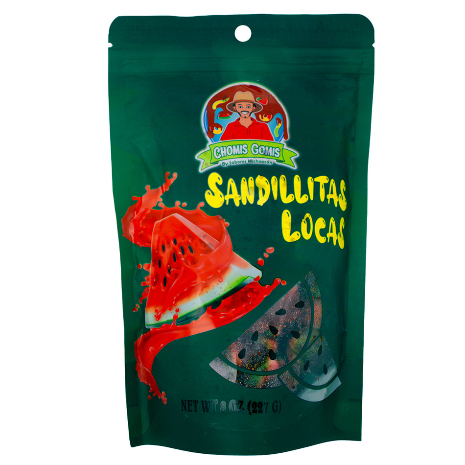 Chomis Gomis Chamoy Sandillitas Locas - 8oz -Mexican Candy - Chamoy