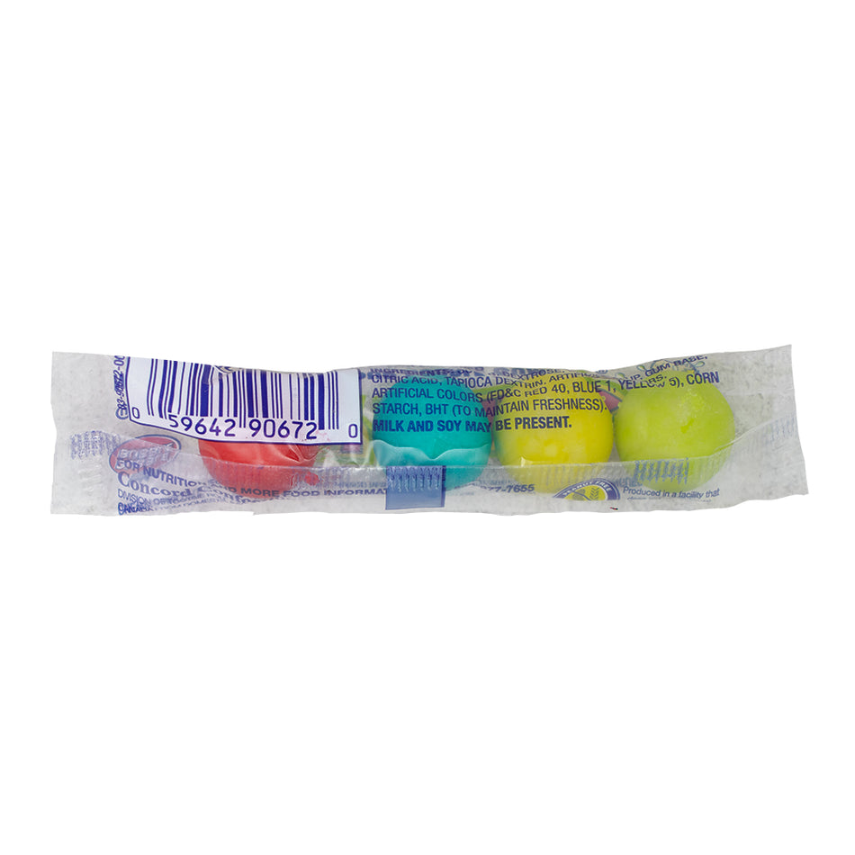 Cry Baby Extra Sour Bubble Gum Assorted Tube Mini - 0.64oz Nutrition Facts Ingredients-Sour candy-Bubble gum 