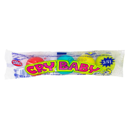 Cry Baby Extra Sour Bubble Gum Assorted Tube Mini - 0.64oz-Sour candy-Bubble gum 