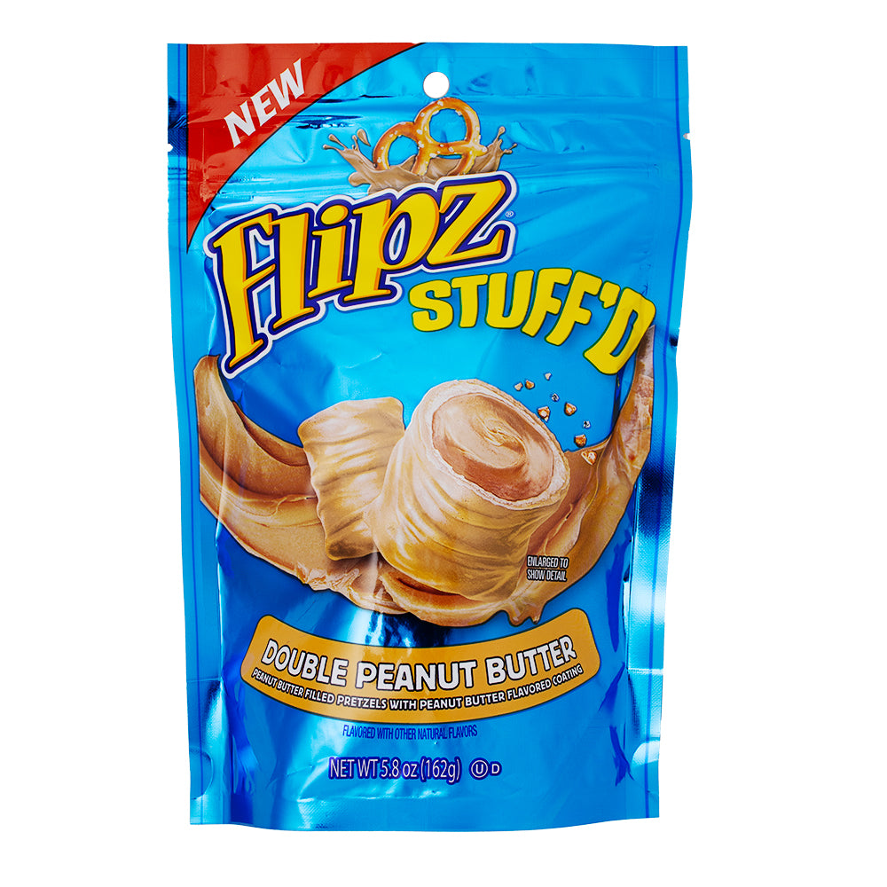 Flipz Stuff'd Pretzels Double Peanut Butter - 162g