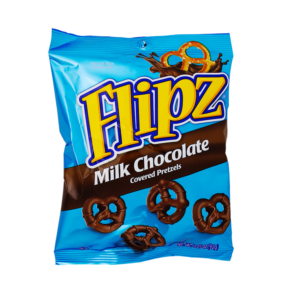 Flipz Milk Chocolate Covered Pretzels - 3.25-Chocolate Covered Pretzels-Milk chocolate