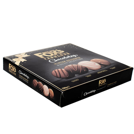 Fox's Winter Desserts Biscuit Selection Box (UK) - 250g-British chocolate-Chocolate biscuits-White chocolate-toffee