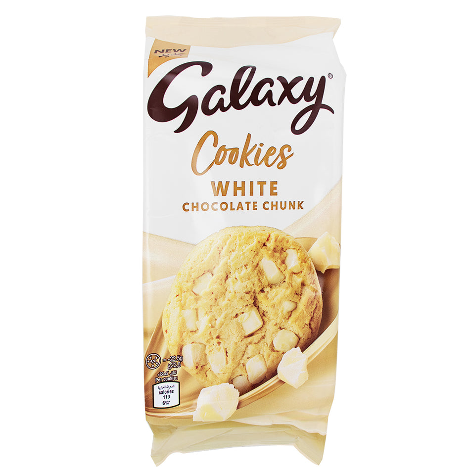 Galaxy White Chocolate Chunk Cookies - 180g-British chocolate-Galaxy chocolate-White chocolate 
