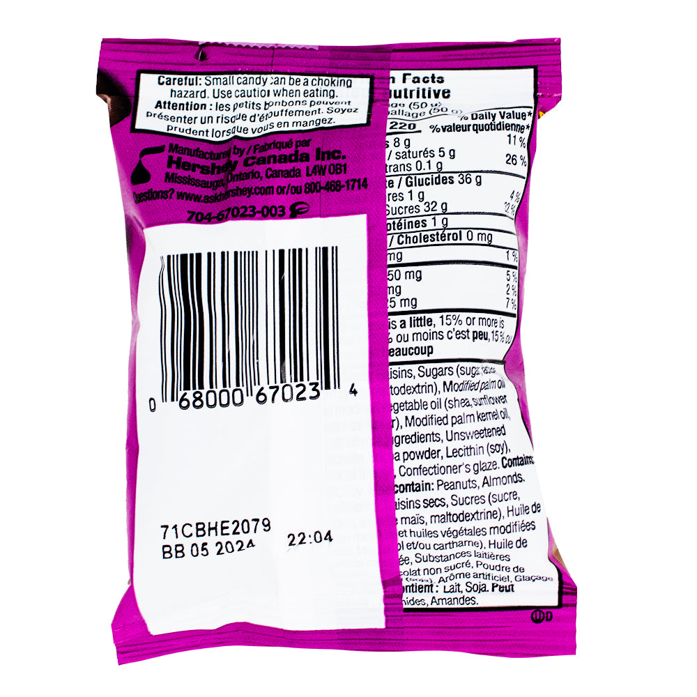 Glosette Raisins - 50g Nutrition Facts Ingredients