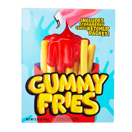 Gummy Fries with Ketchup Candy - 3.35oz