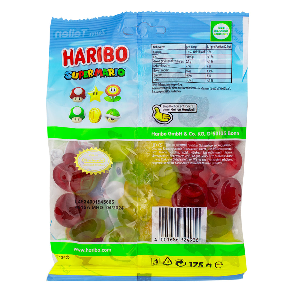 Bonbon Haribo Gummy Maoam Emballage 50 Pièces Fruits Divers Saveurs Wurfel