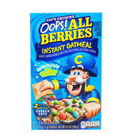 Captain Crunch Instant Oatmeal Oops All Berries 6 Pouches - 34g