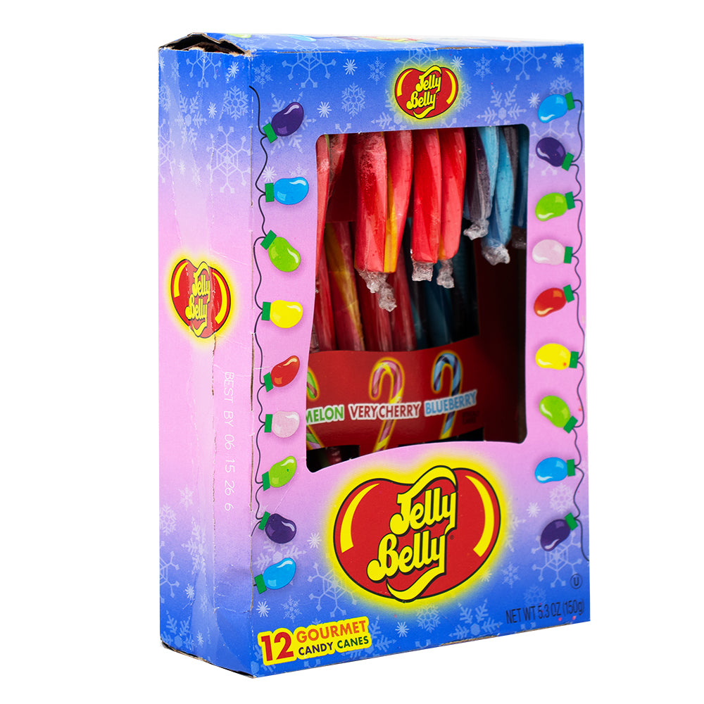 Jelly Belly Candy Canes 12 Pieces - 5.3oz