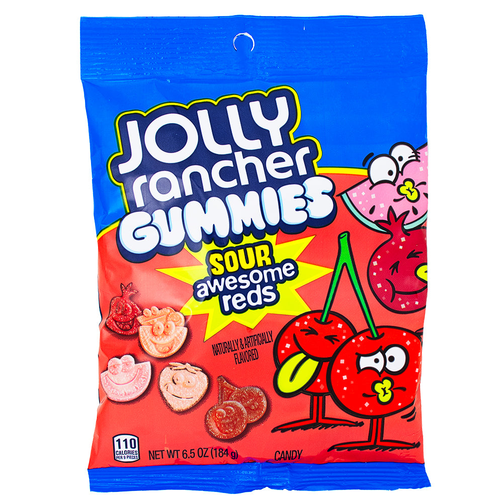 Jolly Rancher Gummies Sour Awesome Reds | Candy Funhouse – Candy ...