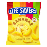 Lifesavers Bananas (Aus) - 160g-Lifesavers-Lifesaver Gummies-Australian Candy-Lifesavers Candy-Banana Candy