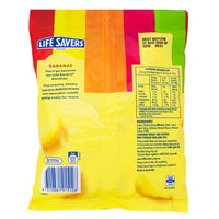 Lifesavers Bananas (Aus) - 160g Nutrition Facts Ingredients-Lifesavers-Lifesaver Gummies-Australian Candy-Lifesavers Candy-Banana Candy