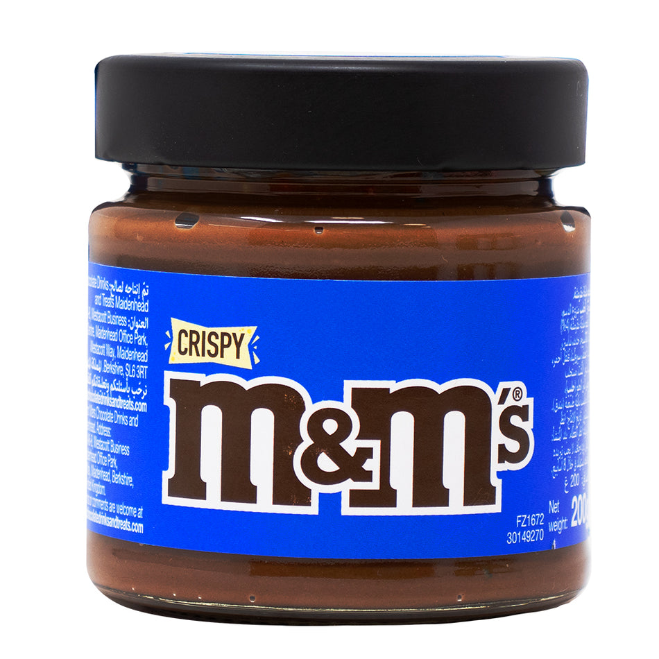 M&Ms Crispy Chocolate Hazelnut Spread (UK) - 200g-m&ms candy-Chocolate Hazelnut Spread