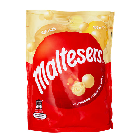 Maltesers Gold (Aus) - 130g-Maltesers-White Chocolate-Chocolate Caramel-Australian Food