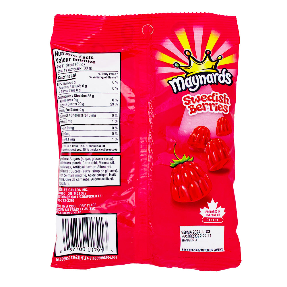Maynards Swedish Berries | Canadian Candy | Candy Funhouse US