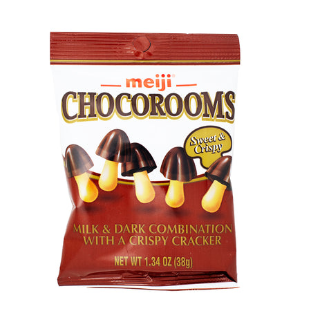 Meiji Chocorooms-Chocolate - 1.34oz -Chocorooms-Milk chocolate-Dark chocolate-Meiji