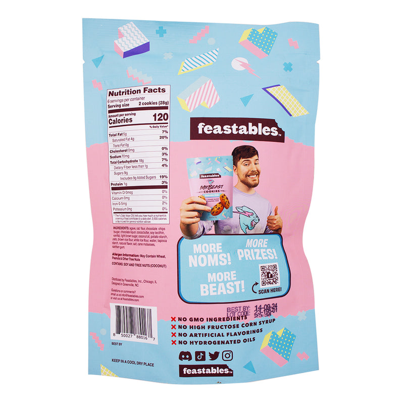 Mr Beast Chocolate Chip Cookies - Mr Beast Cookies Nutrition Facts Ingredients