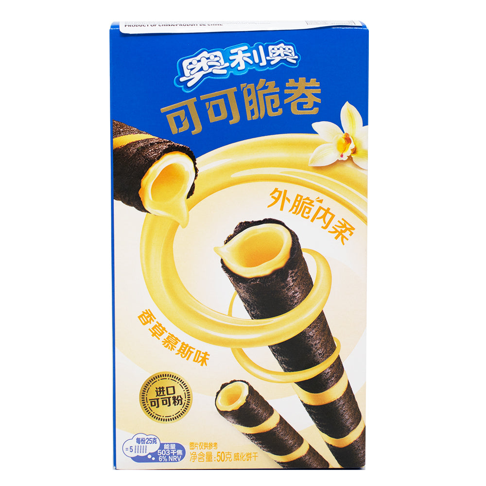 Oreo Cocoa Crisp Rolls Vanilla Mousse (China) - 50g – Candy Funhouse US