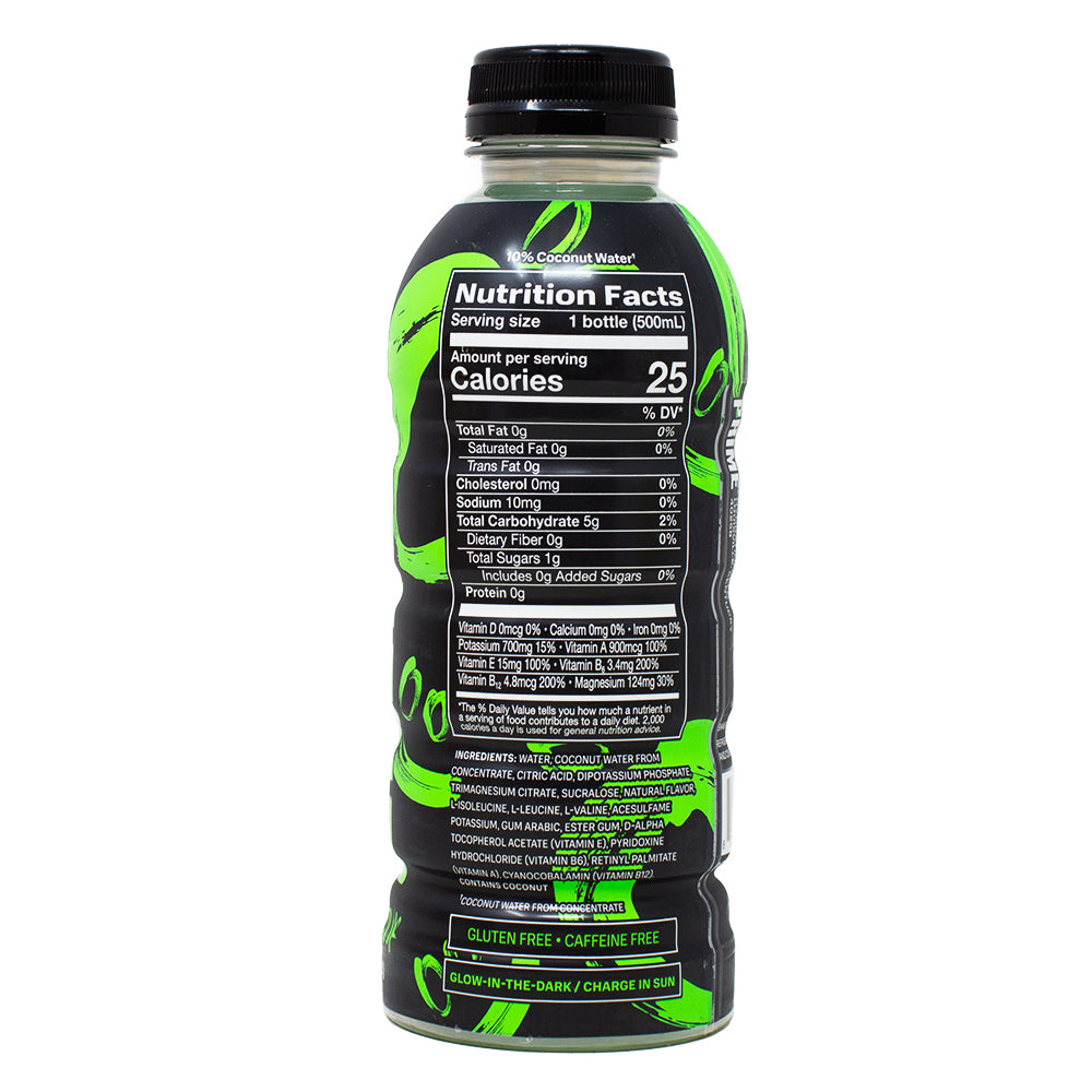 Prime Glowberry - 500mL Nutrition Facts Ingredients-Prime energy drink-Glowberry Prime-Best energy drink