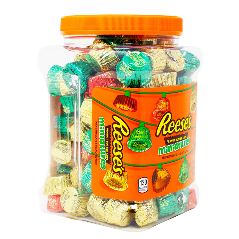 Reese's Christmas Miniatures Pantry Size Tub - 38oz