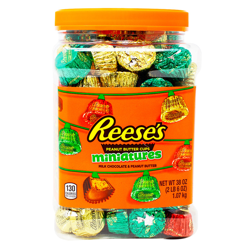 Reese's Christmas Miniatures Pantry Size Tub - 38oz