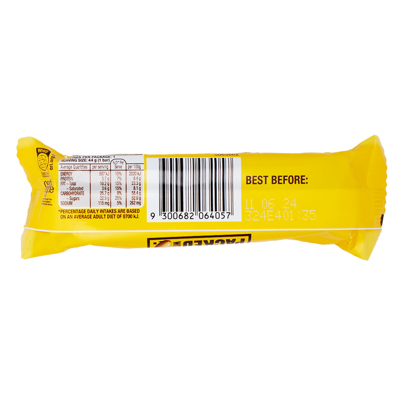 Snickers Butterscotch (Aus) - 44g Nutrition Facts Ingredients-Australian Candy-Snickers-Snickers Bars-Milk Chocolate