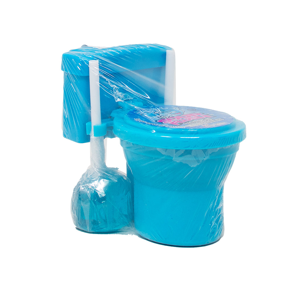 Sour Flush Candy Plunger with Sour Powder Dip-Blue raspberry-Sour candy-Gag gifts