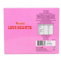 Swizzels Love Hearts Red Velvet Cookies Tea Set - 400g Nutrition Facts Ingredients-Conversation hearts-Valentine’s Day candy-Red Velvet Cookies