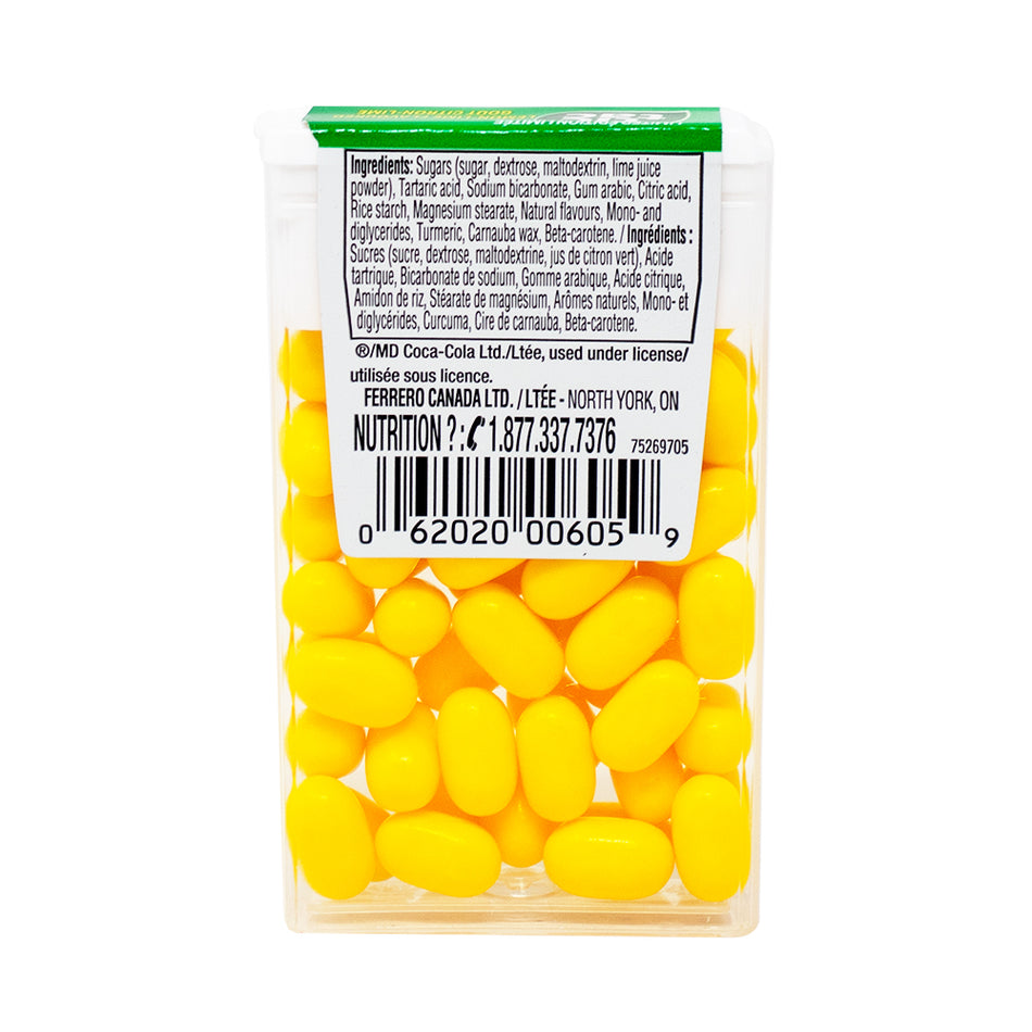 Tic Tac Sprite - 29g Nutrition Facts Ingredients