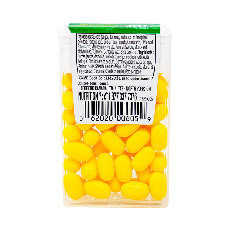 Tic Tac Sprite - 29g Nutrition Facts Ingredients