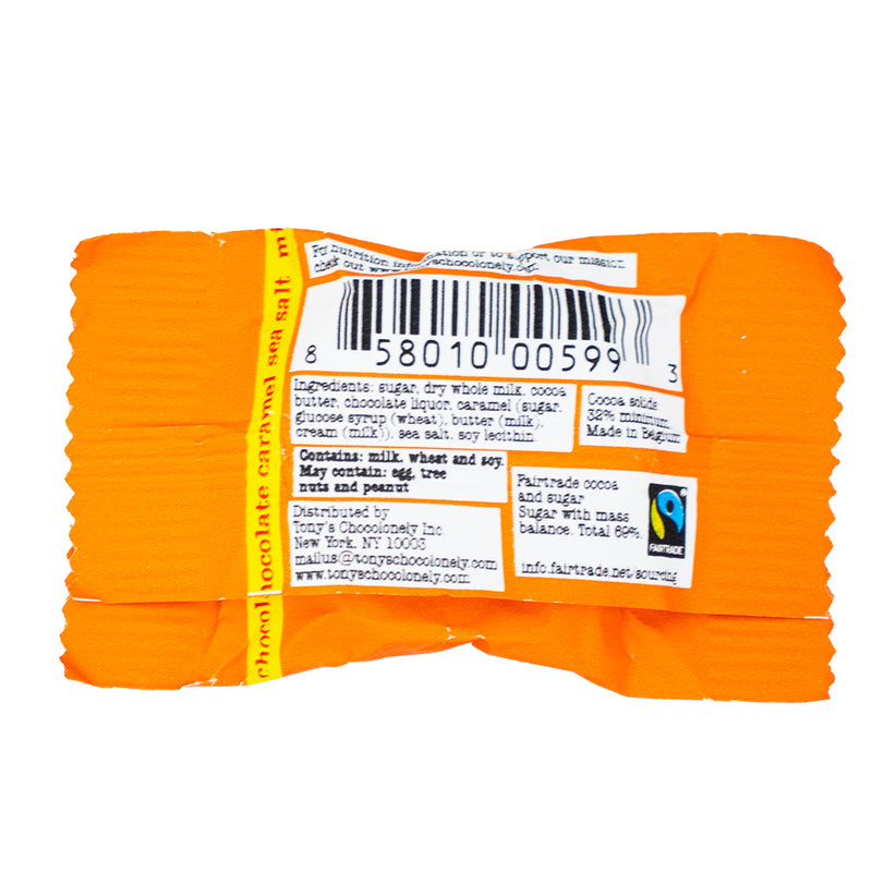 Tony's Chocolonely - tiny coins - 9g Nutrition Facts Ingredients