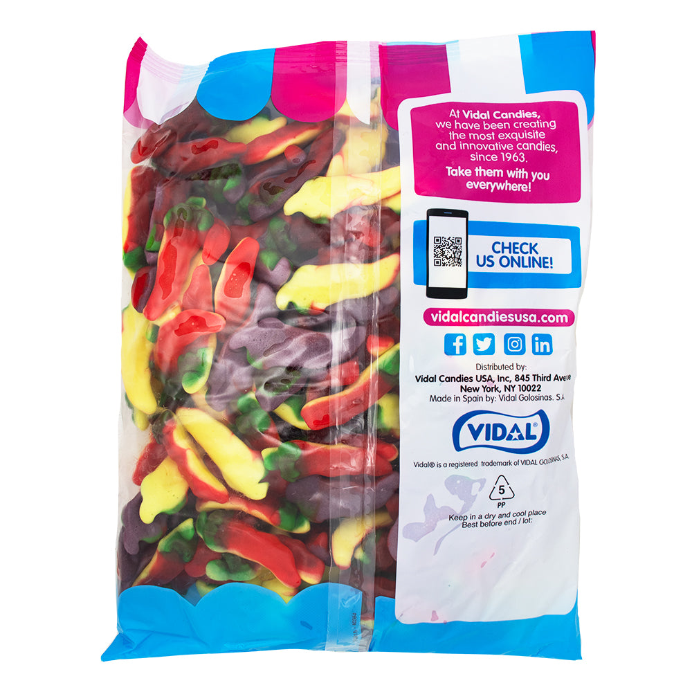 Vidal Fire Peppers - 2.2lb-Spicy candy-Bulk candy-gummies