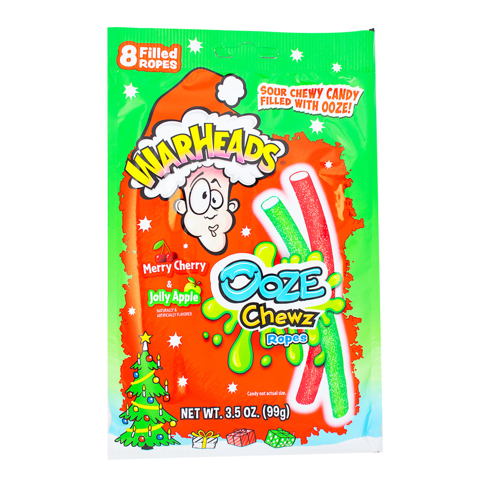 Warheads  Ooze Chewz Ropes - 99g - Warheads candy