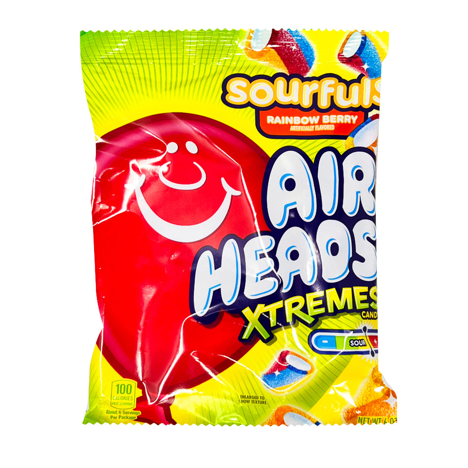 Airheads Xtremes Sourful Rainbow Berry - 3.8oz