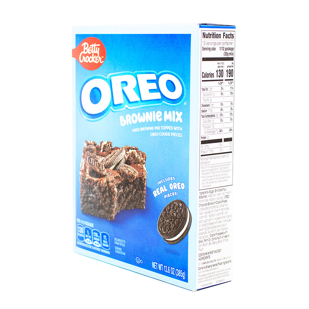 Betty Crocker Oreo Brownie Mix - 13.6 oz  Nutrition Facts Ingredients