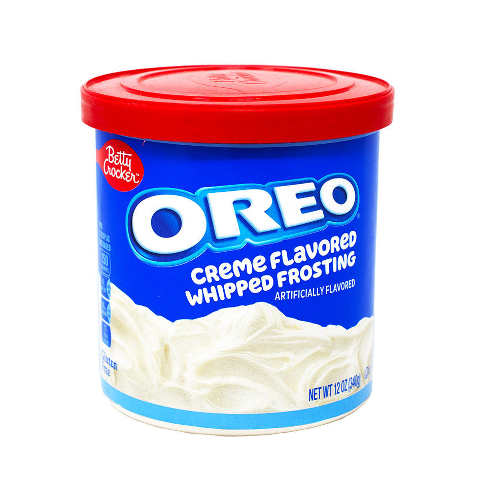 Betty Crocker Oreo Creme Flavored Whipped Frosting!