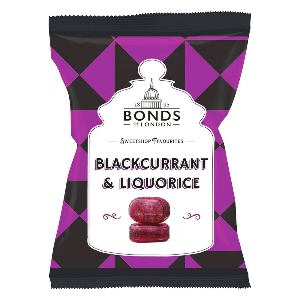Bonds Blackcurrant & Liquorice (UK) -British Candy - 120g 