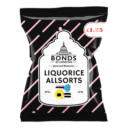 Bonds Liquorice Allsorts (UK) - 130g - British Candy