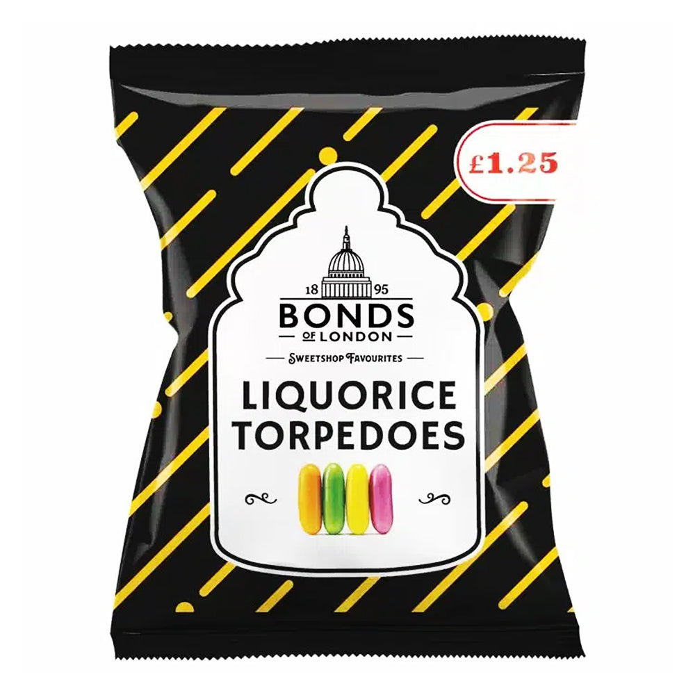 Bonds Liquorice Torpedoes (UK) - 120g