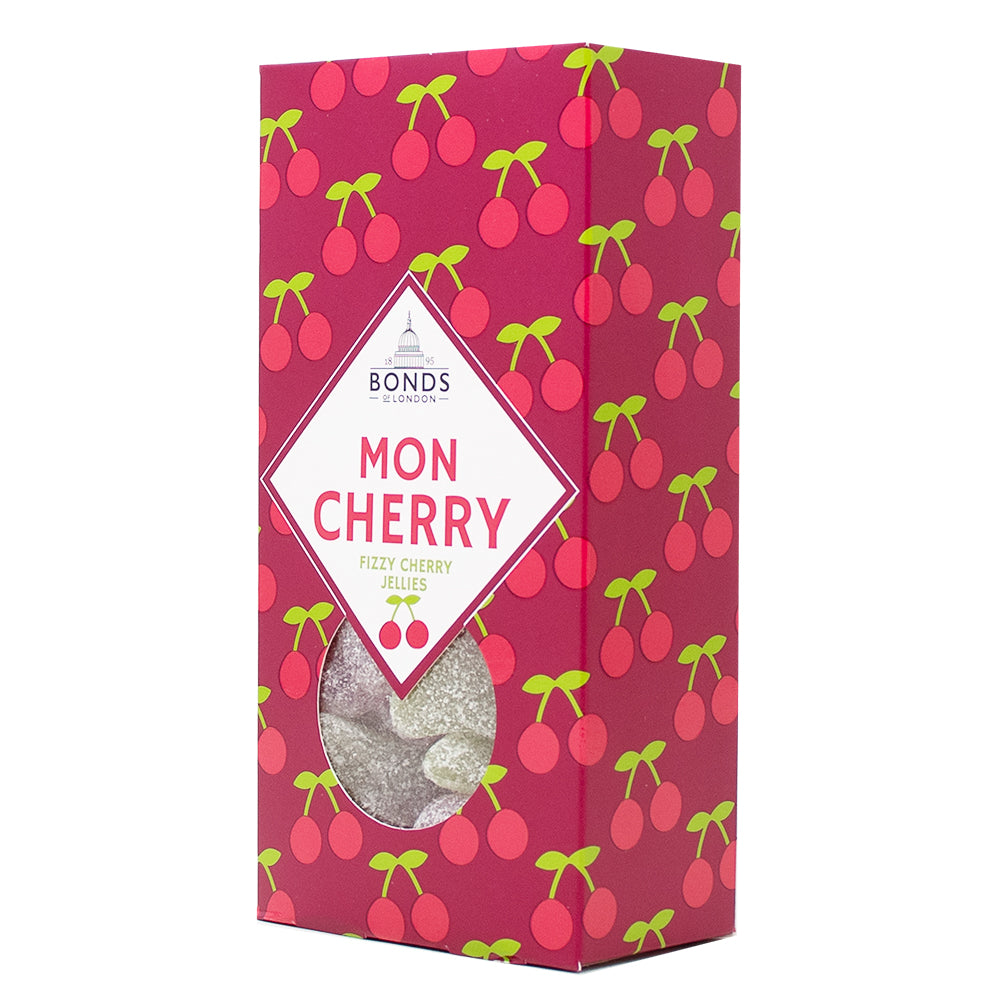 Bonds Mon Cherry Fizzy Cherry Jellies (UK) - 140g - British Candy