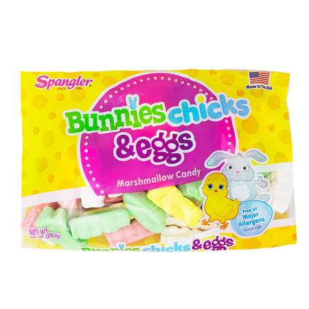 Marshmallow Easter Bunnies, Chicks, Eggs - 10oz