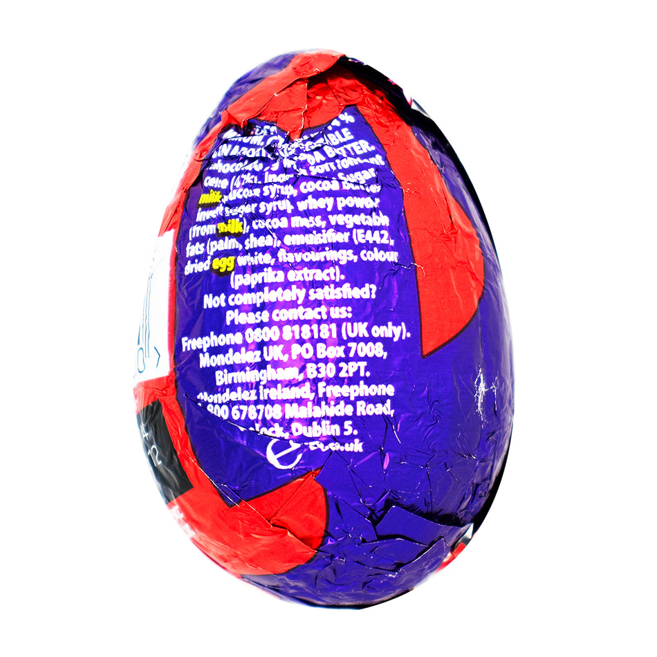 Cadbury Creme Egg UK - 40g  Nutrition Facts Ingredients