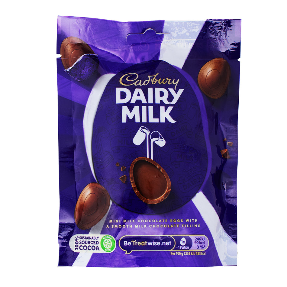 Cadbury Dairy Milk Mini Chocolate Eggs Bag (UK) - 77g