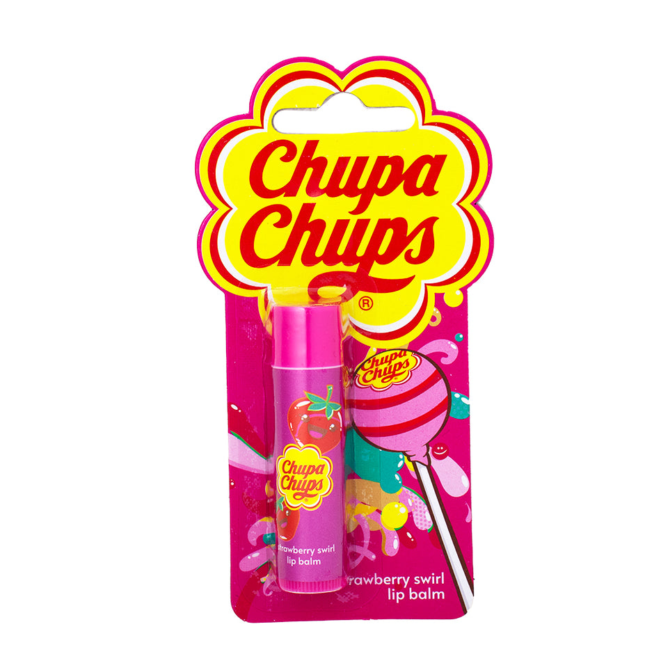 Chupa Chups Strawberry Swirl Lip Balm 