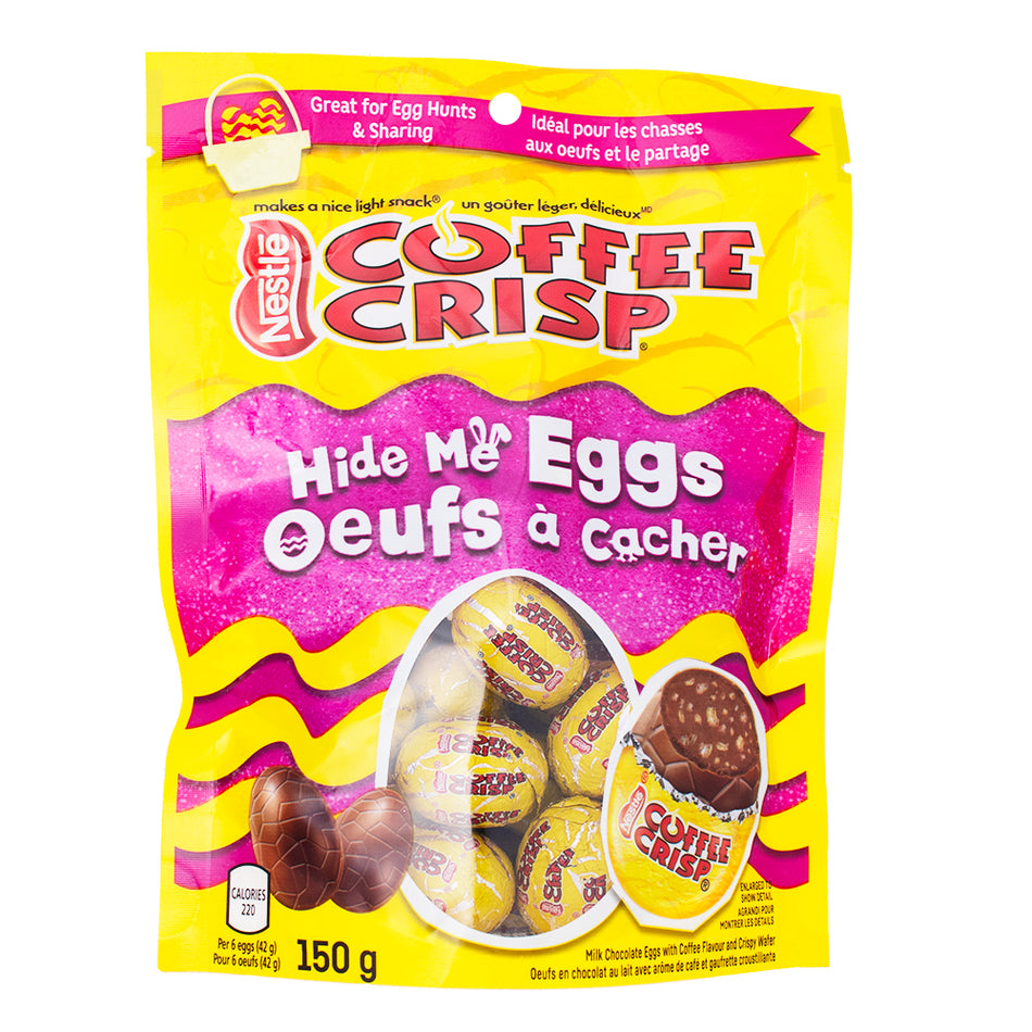 Nestle Coffee Crisp Hide Me Eggs - 150g - Chocolate Eggs from Coffee Crisp