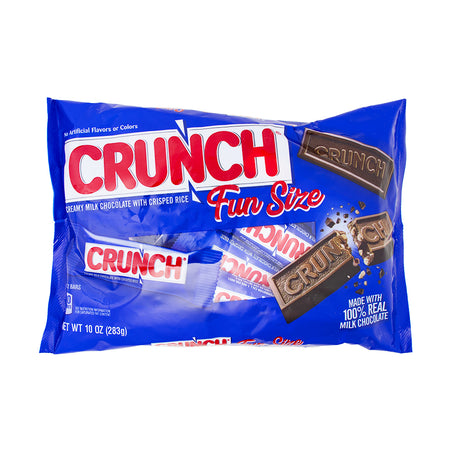  Crunch Fun Size Bars - 10 oz Nutrition Facts Ingredients