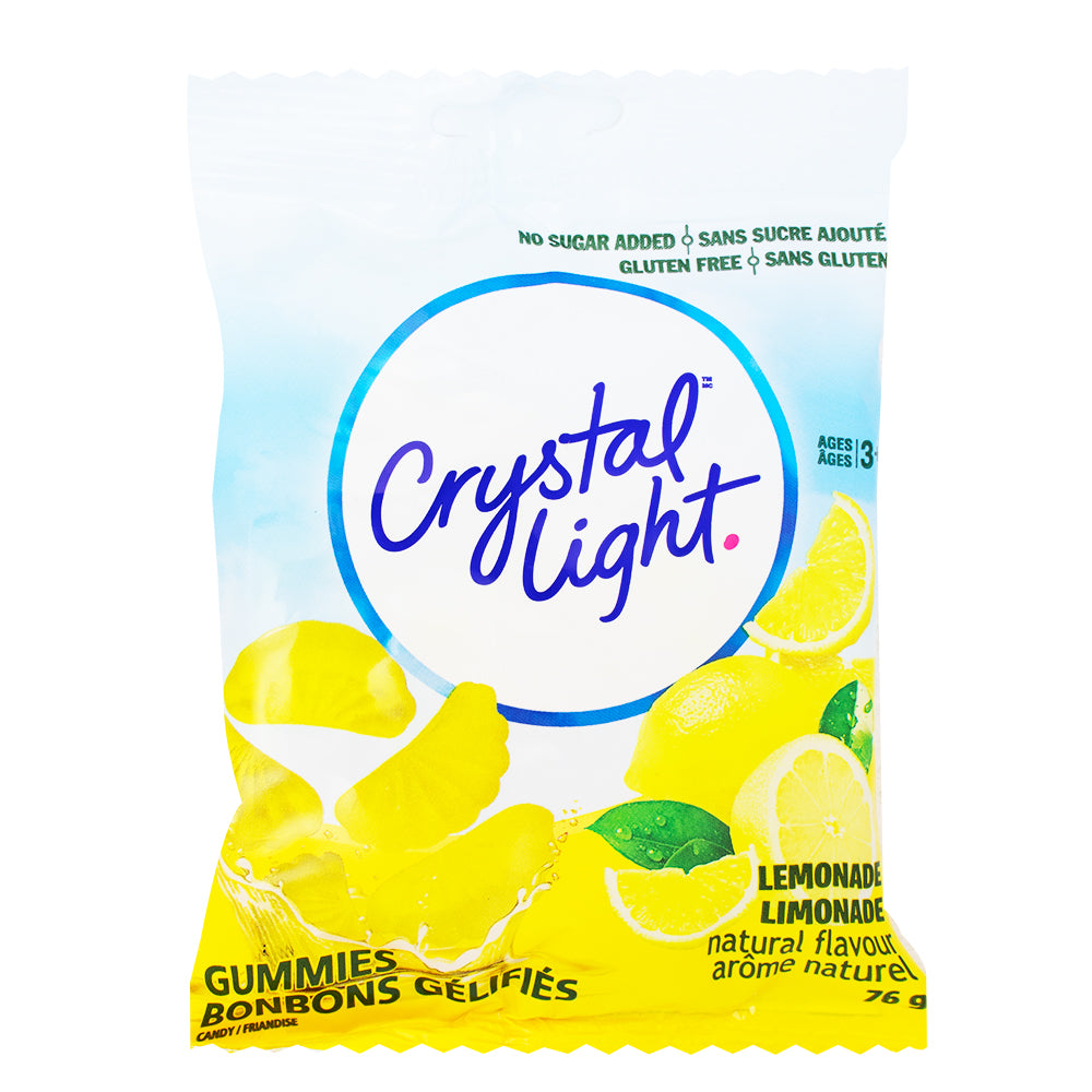 Crystal Light Sugar-Free Gummies Lemonade - 76g