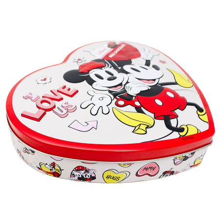 Mickey and Minnie Heart Tin Valentine's Gift Box - 3.6oz